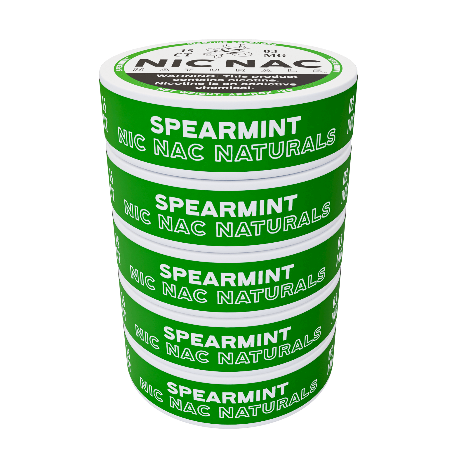 NicNac Spearmint Lozenges 3MG - Image 2