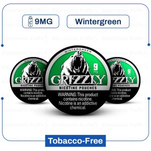 Grizzly Wintergreen 9 mg Nicotine Pouch