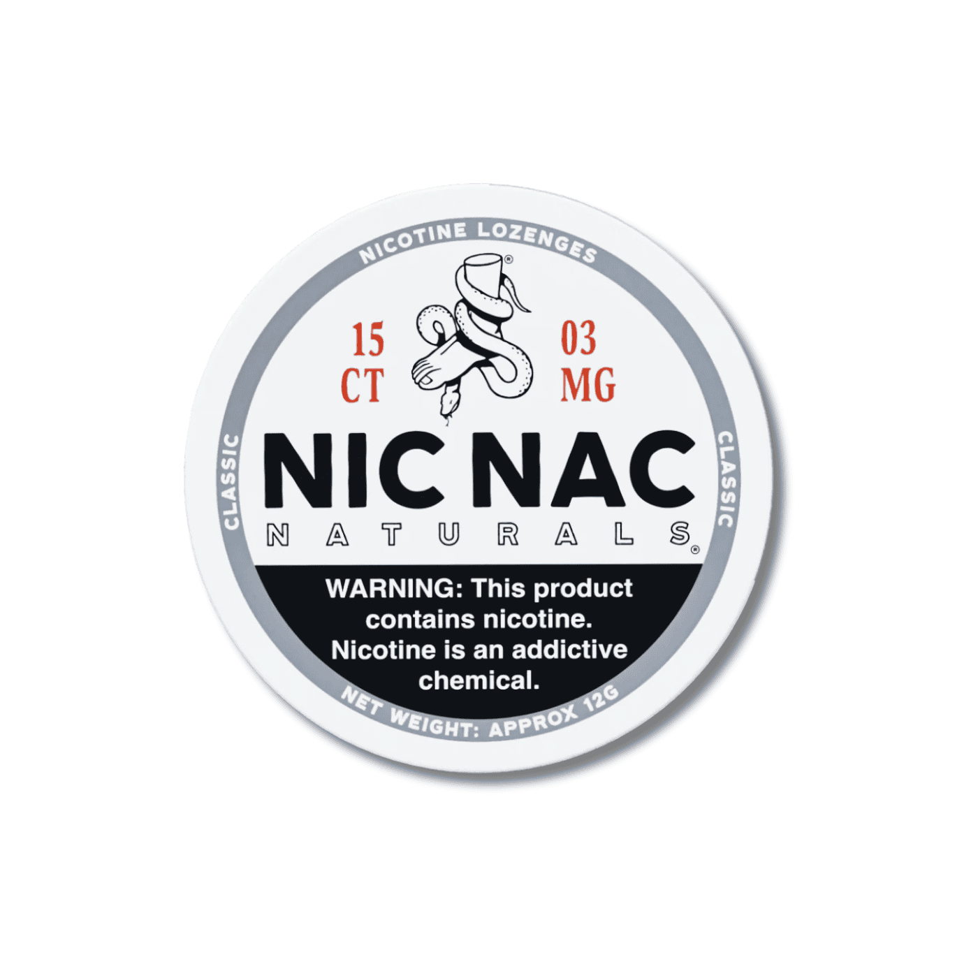 NicNac Classic Lozenges 3MG